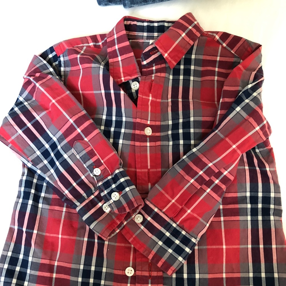 Crewcuts plaid button shirt